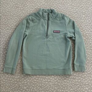 Vineyard Vines Boys quarter-zip cotton twill jacket. Size L